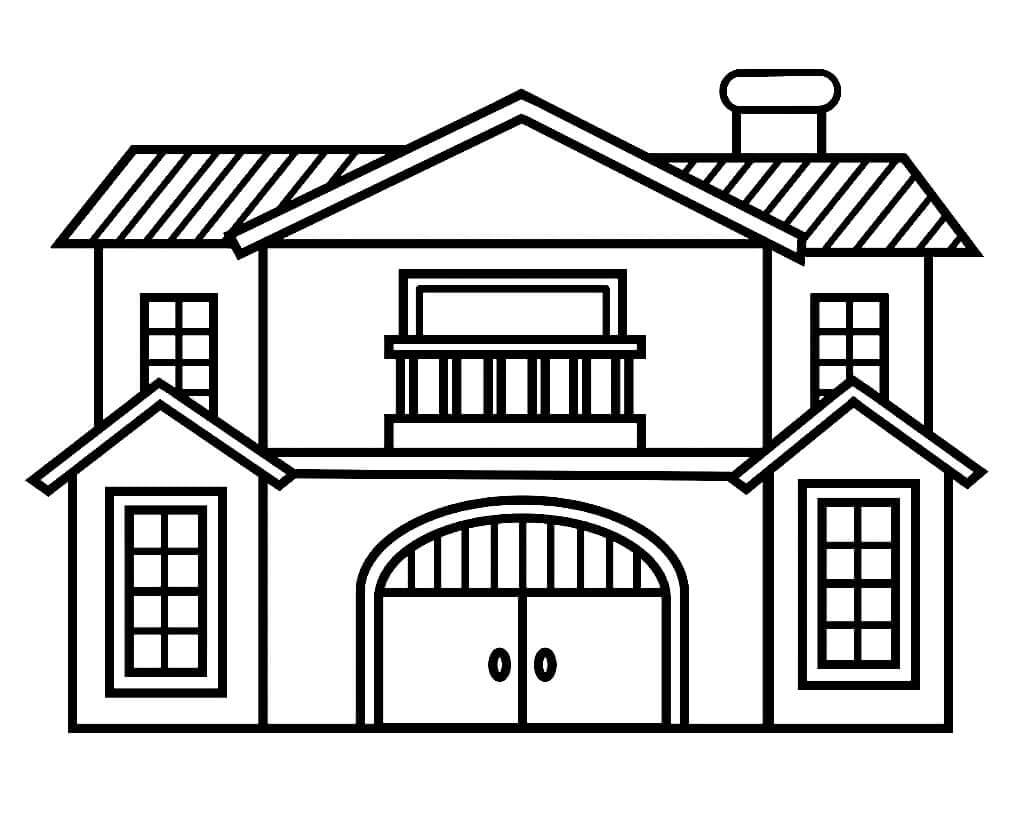 Gratis printbaar huis