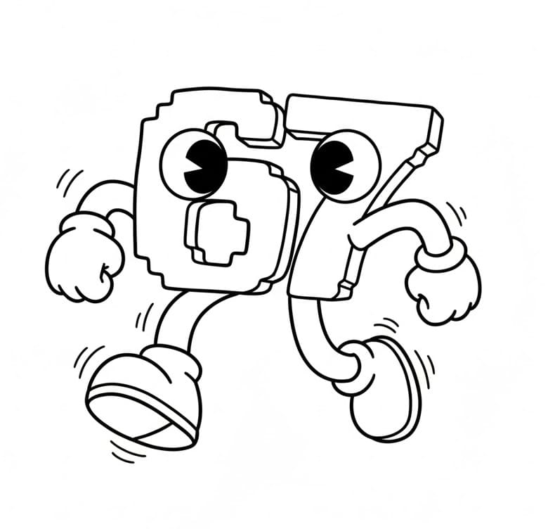Gratis printbare 67 Brainrot