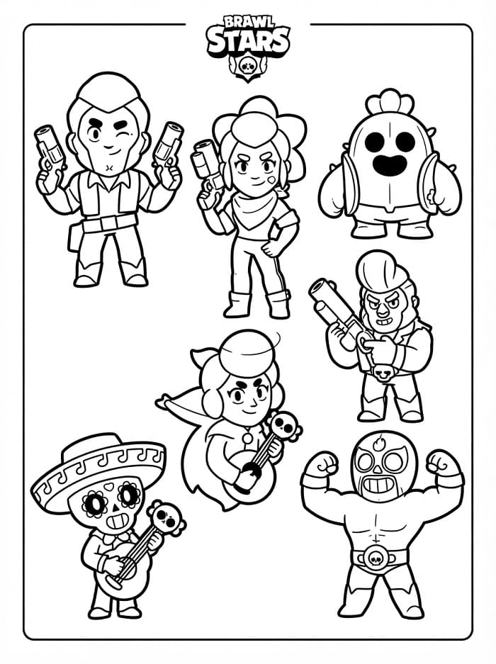 Gratis printbare Brawl Stars