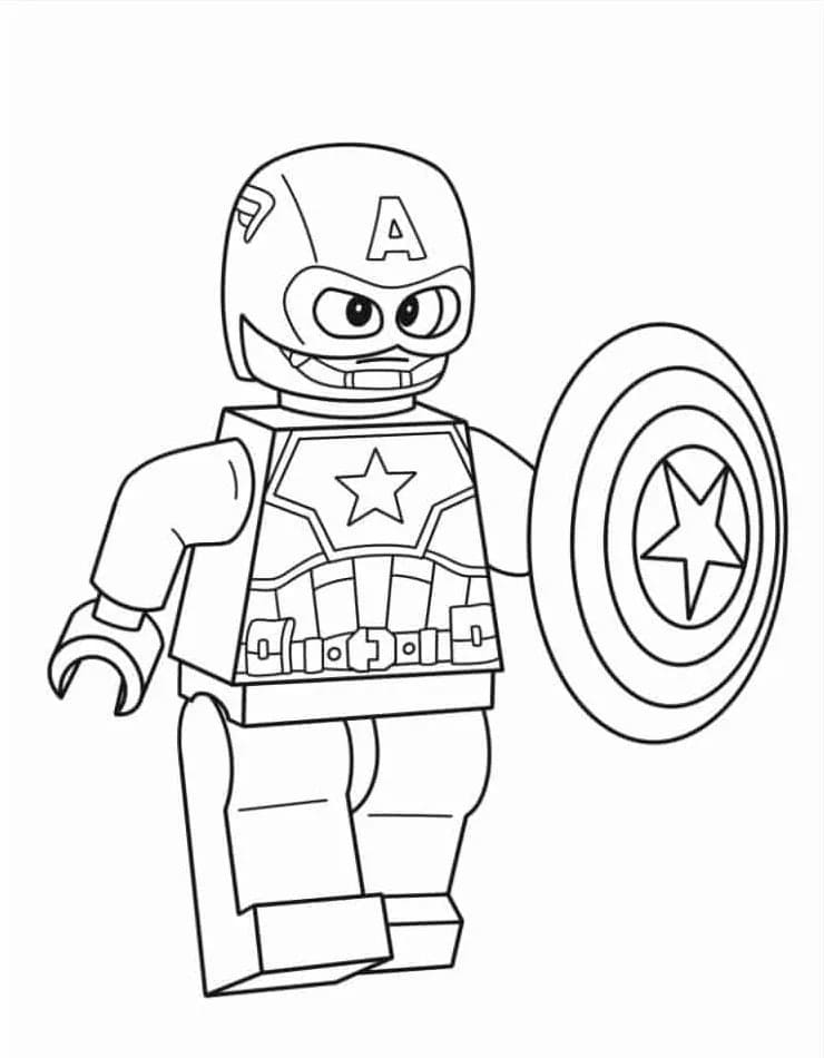 Gratis printbare Captain America