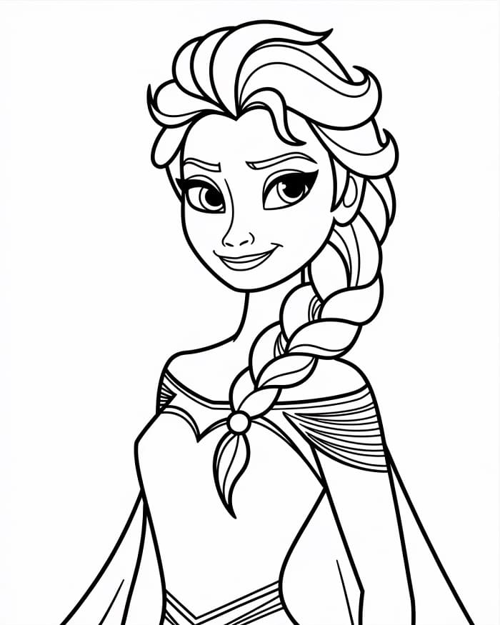 Gratis printbare Elsa