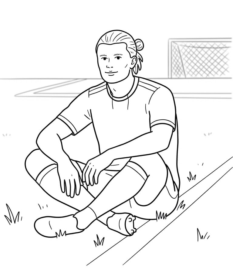 Gratis printbare Erling Haaland