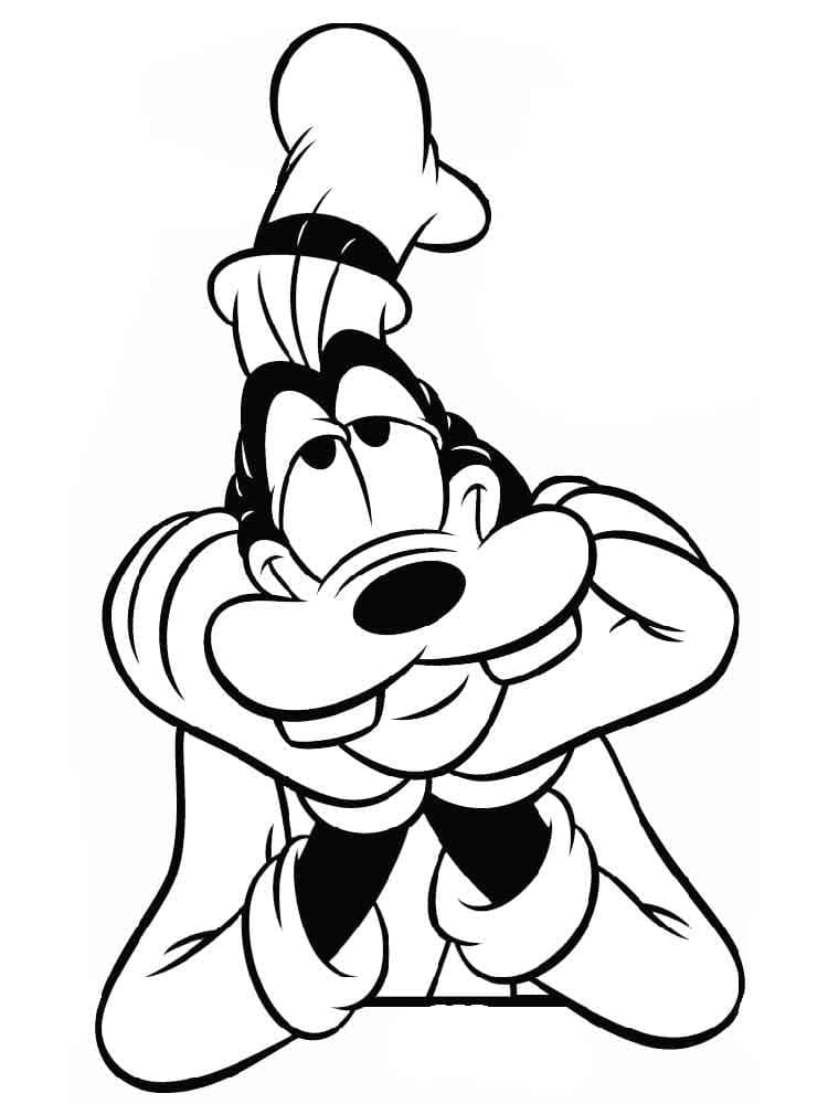 Gratis printbare Goofy