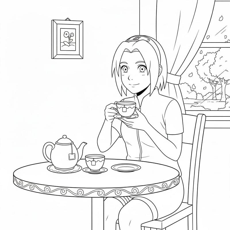 Gratis printbare Haruno Sakura