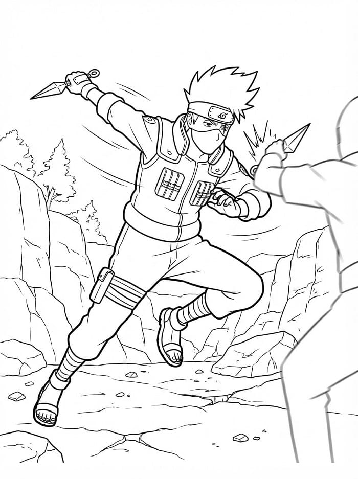 Gratis printbare Kakashi