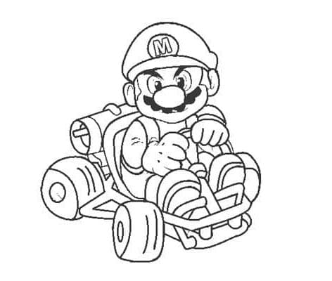 Gratis printbare Mario Kart