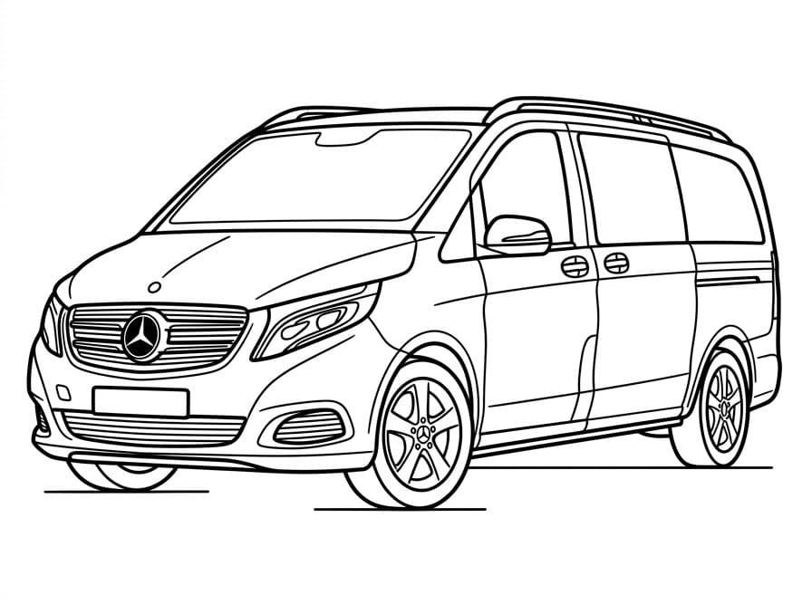 Gratis printbare Mercedes