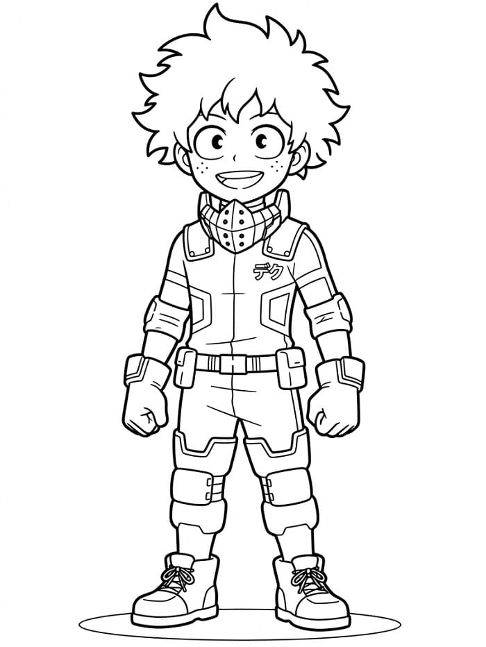 Gratis printbare Midoriya