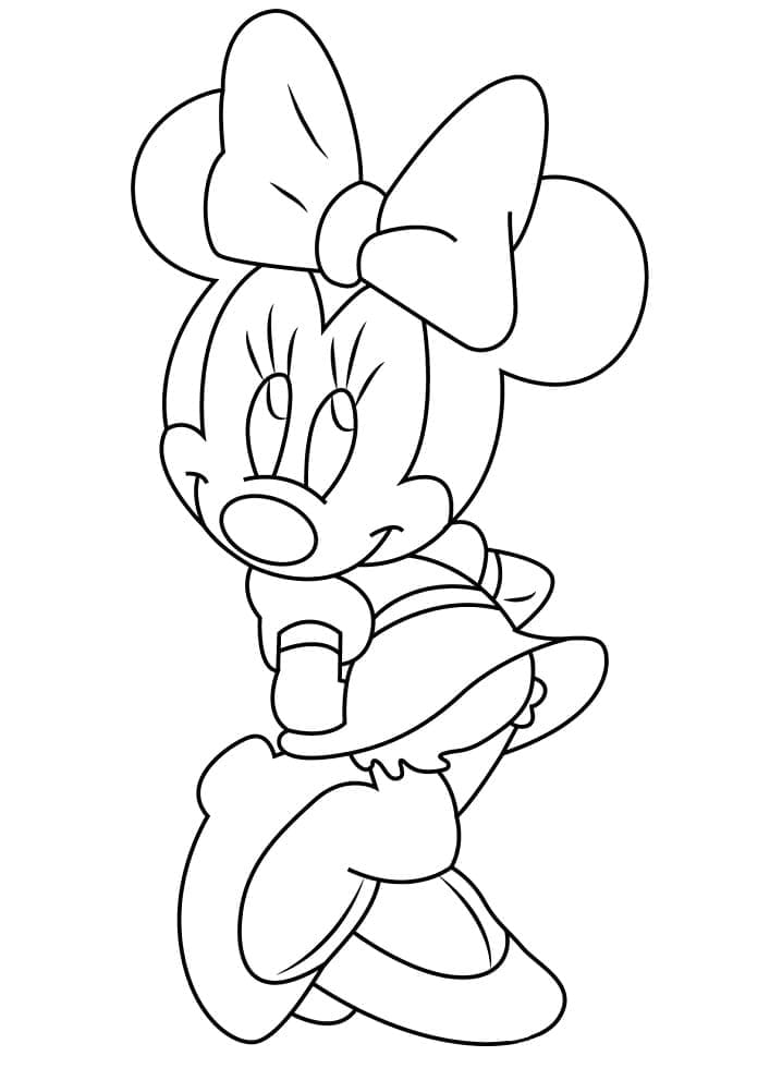 Gratis printbare Minnie Mouse