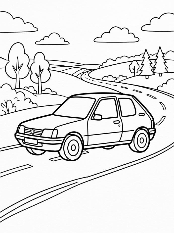 Gratis printbare Peugeot