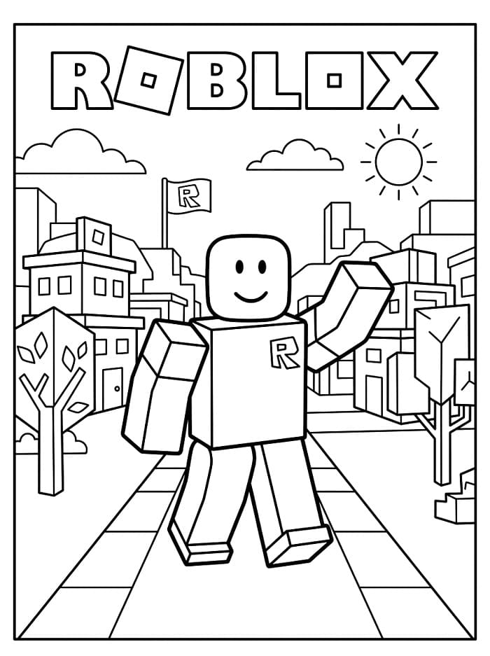 Gratis printbare Roblox