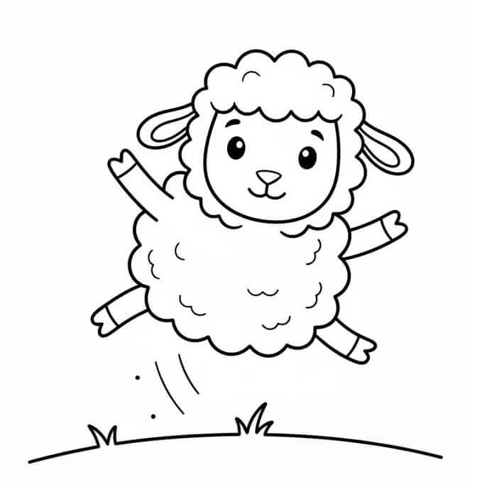 Gratis schaap voor kinderen