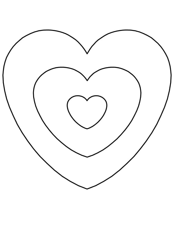 Hart gratis printbaar