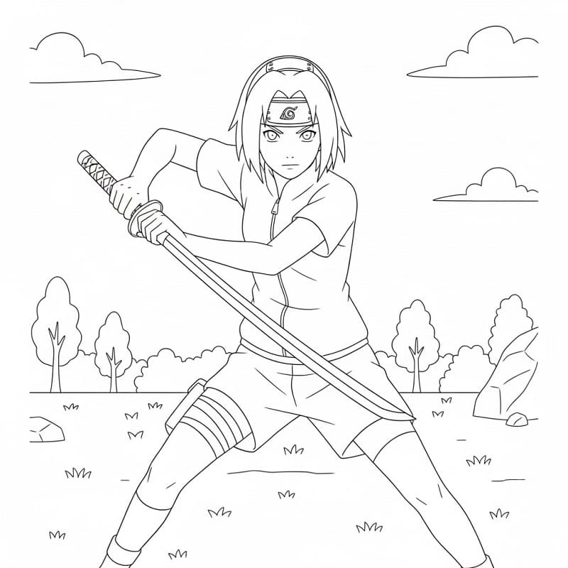 Haruno Sakura uit de anime Naruto
