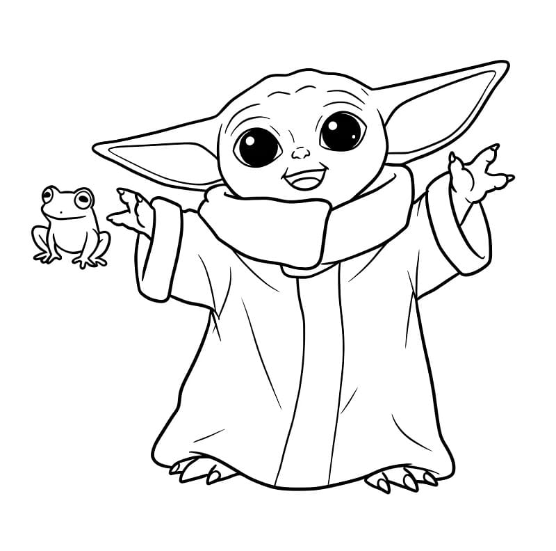 Heel schattige Baby Yoda