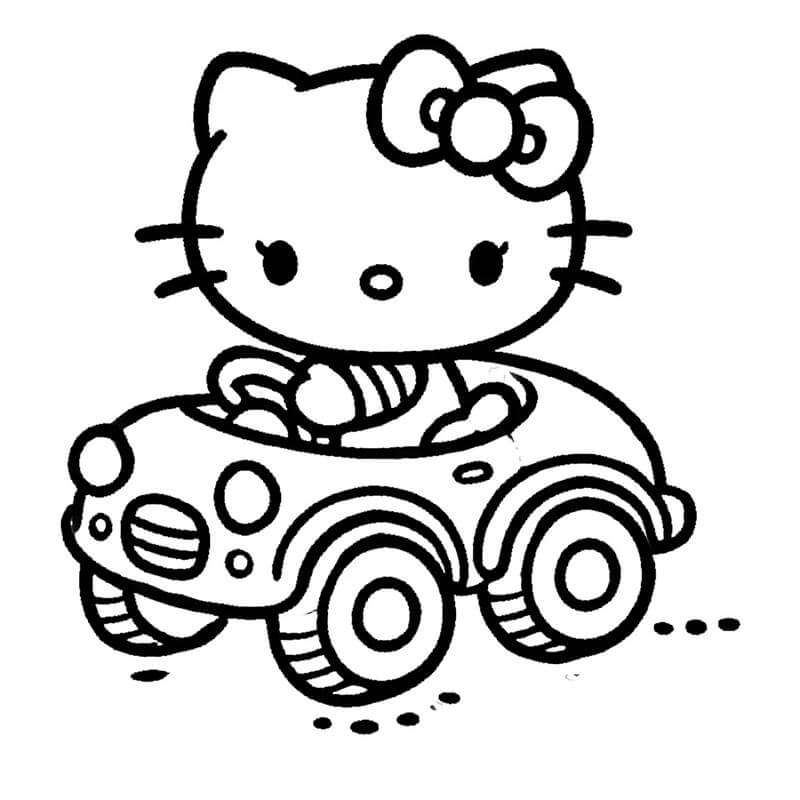 Hello Kitty om af te Drukken