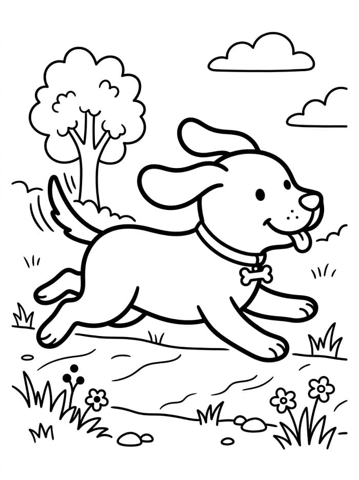 Hond Gratis Afdrukbaar
