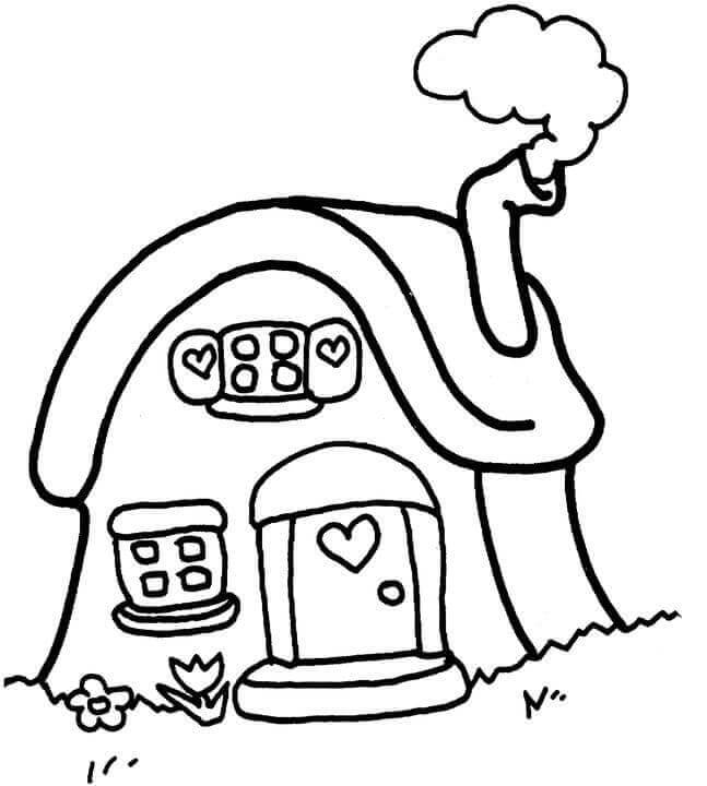 Huis voor kinderen van 4 jaar