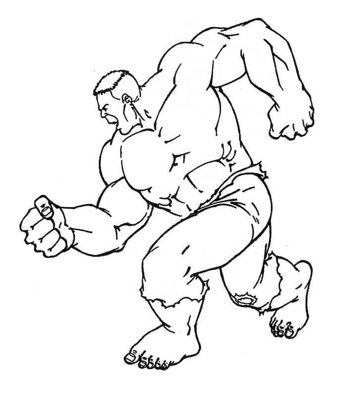 Hulk afdrukbaar voor kinderen