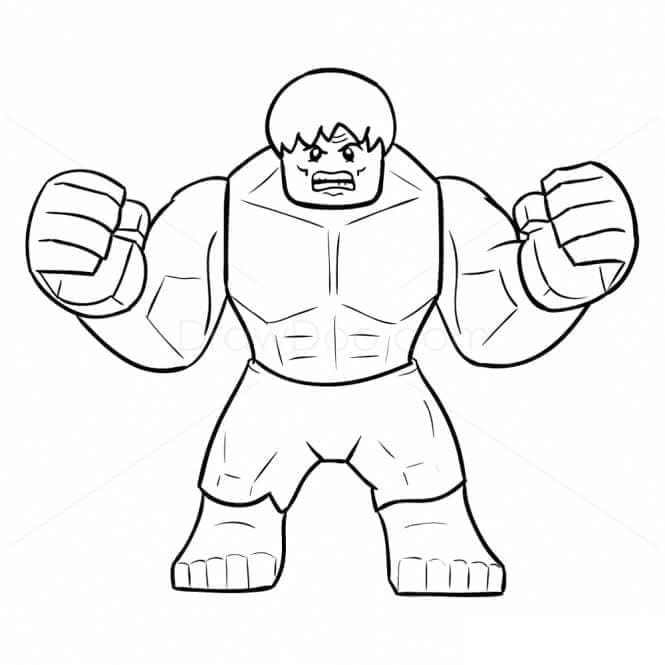 Hulk afdrukbaar