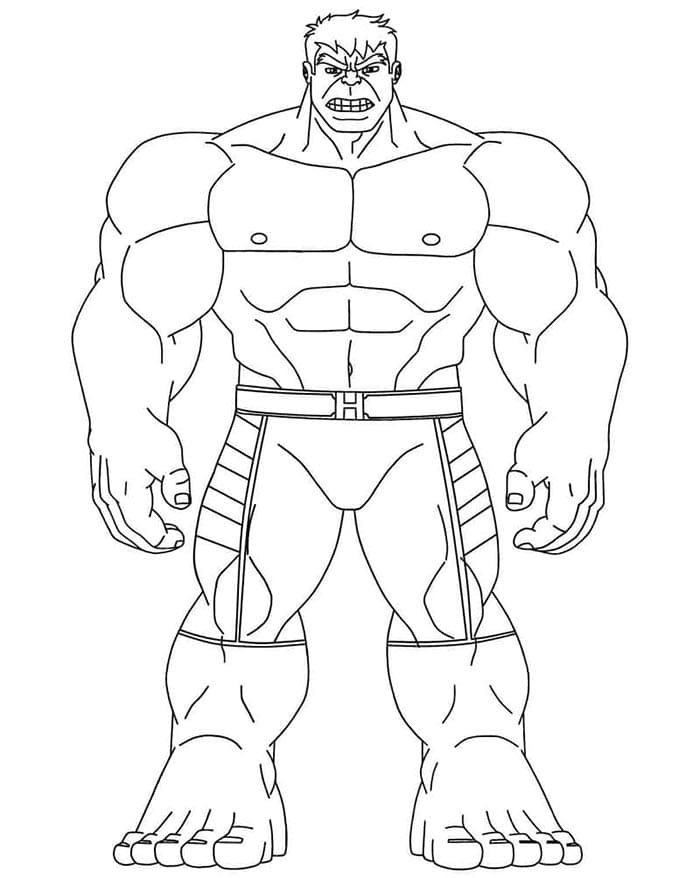 Hulk gratis printbaar