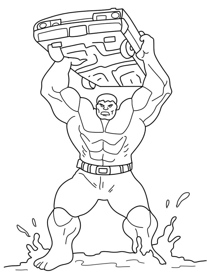 Hulk in actie