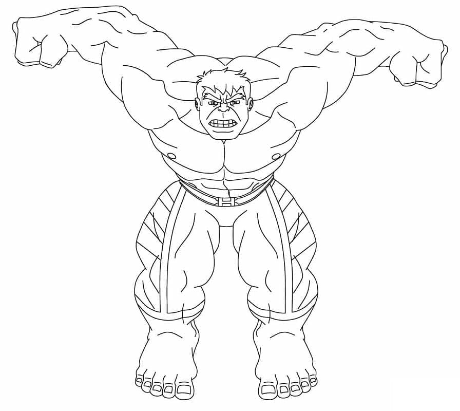 Hulk om te printen