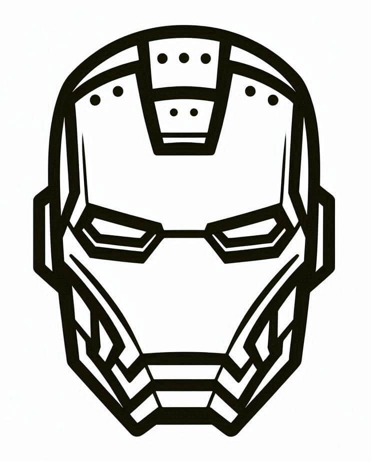 Iron Man afdrukbare afbeelding
