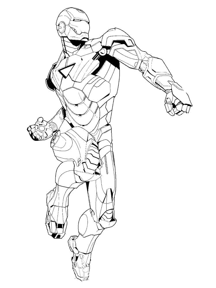 Iron Man gratis printbaar