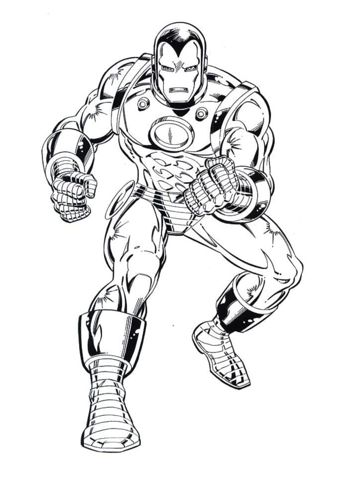 Iron Man om te printen