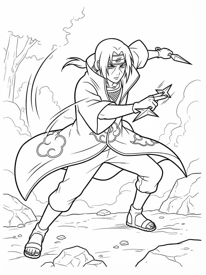 Itachi uit de anime Naruto