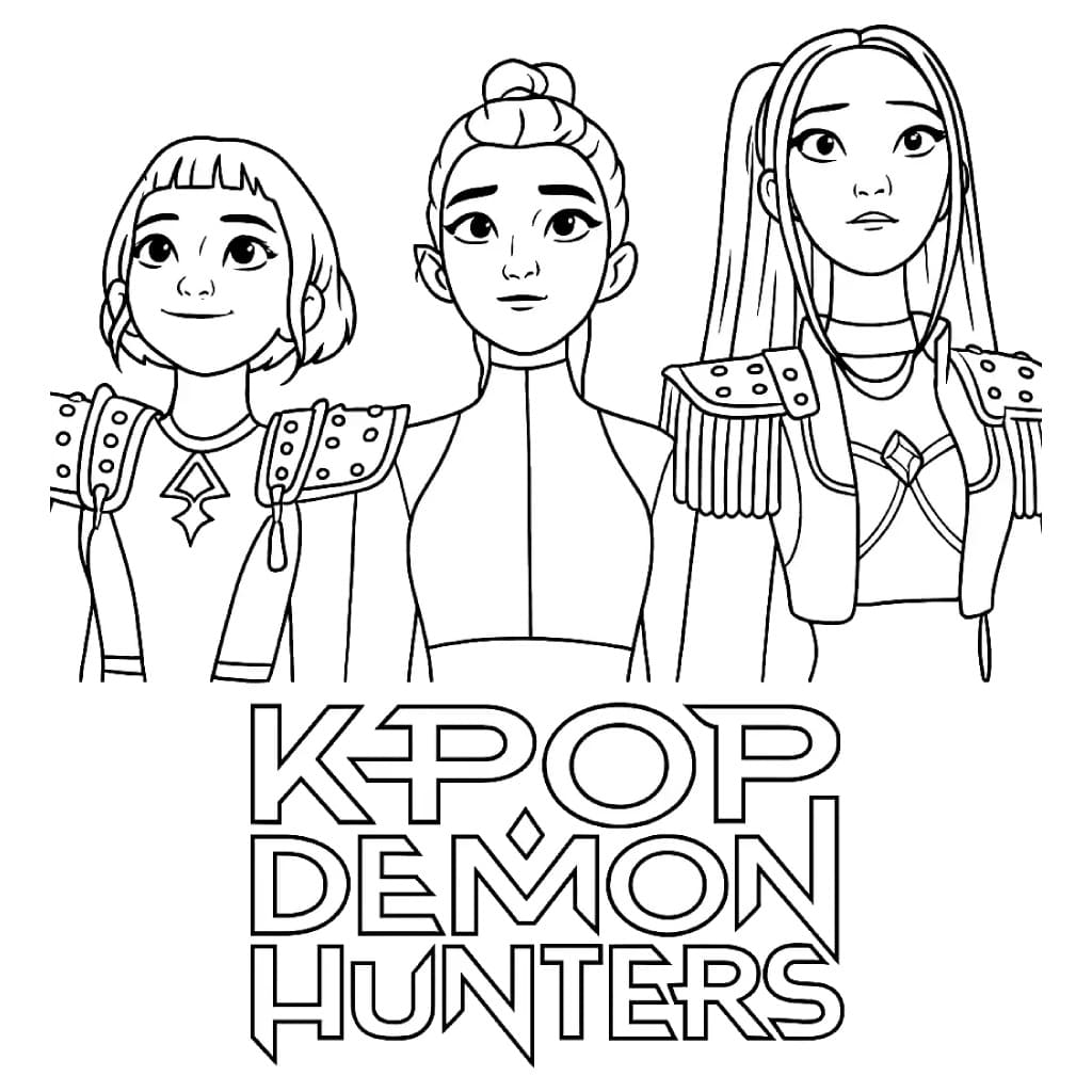 KPop Demon Hunters personages