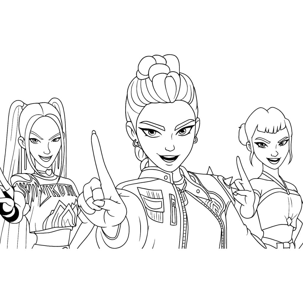 KPop Demon Hunters printen