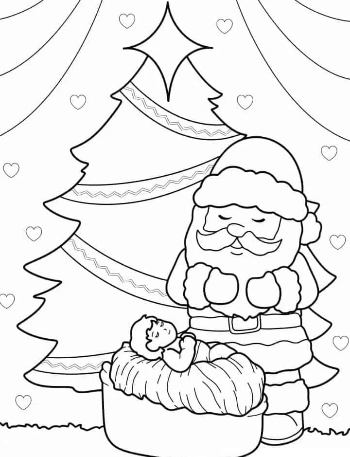 Kerstboom om te printen