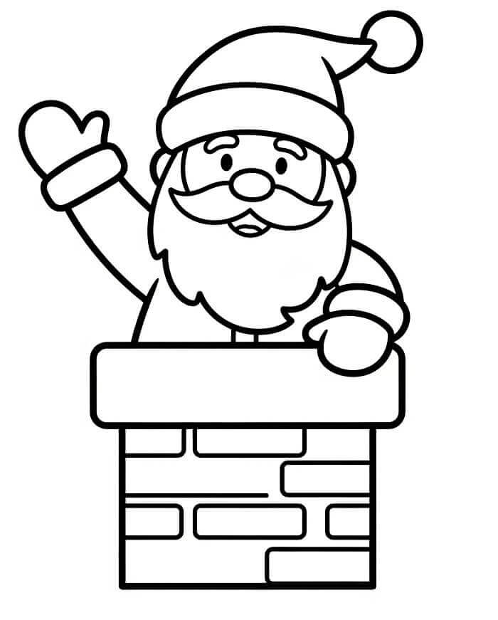 Kerstman afbeelding