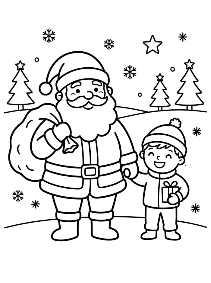 Kerstman kosteloos