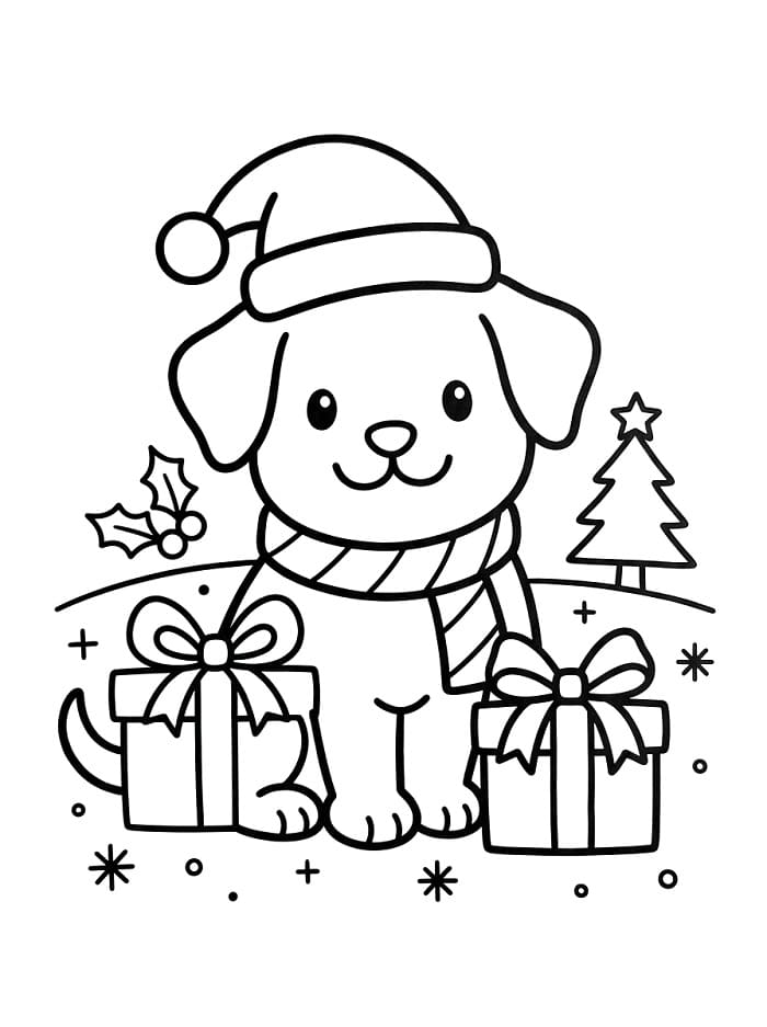 Kleine Kerstpuppy