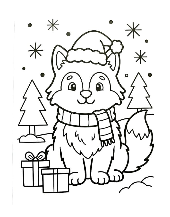 Kleine Kerstwolf