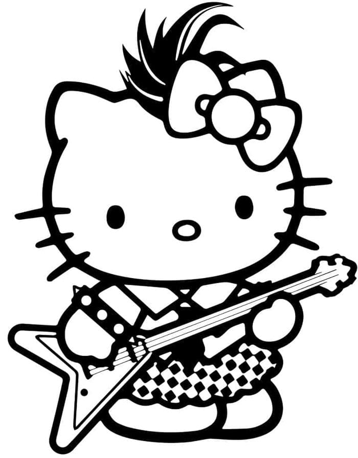 Kleine Schattige Hello Kitty