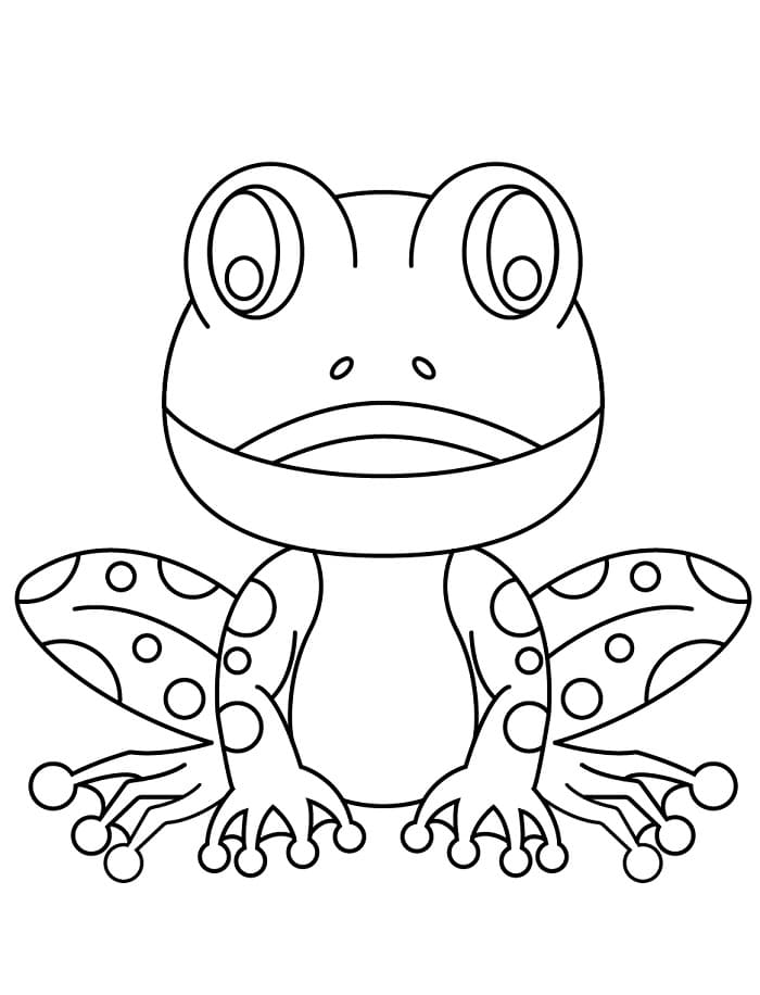 Kleine Schattige Kikker