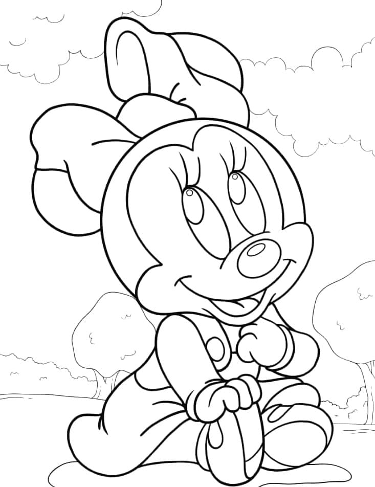 Kleine schattige Minnie Mouse