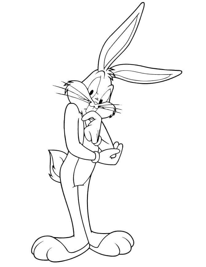 Kostenloze Bugs Bunny om te Printen
