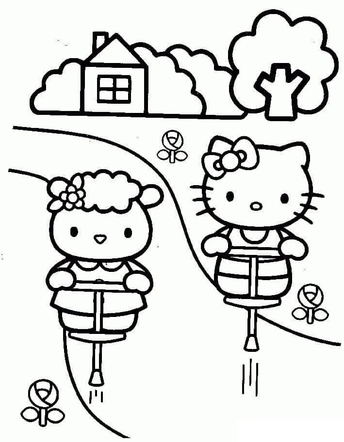 Kostenloze Hello Kitty om te Printen