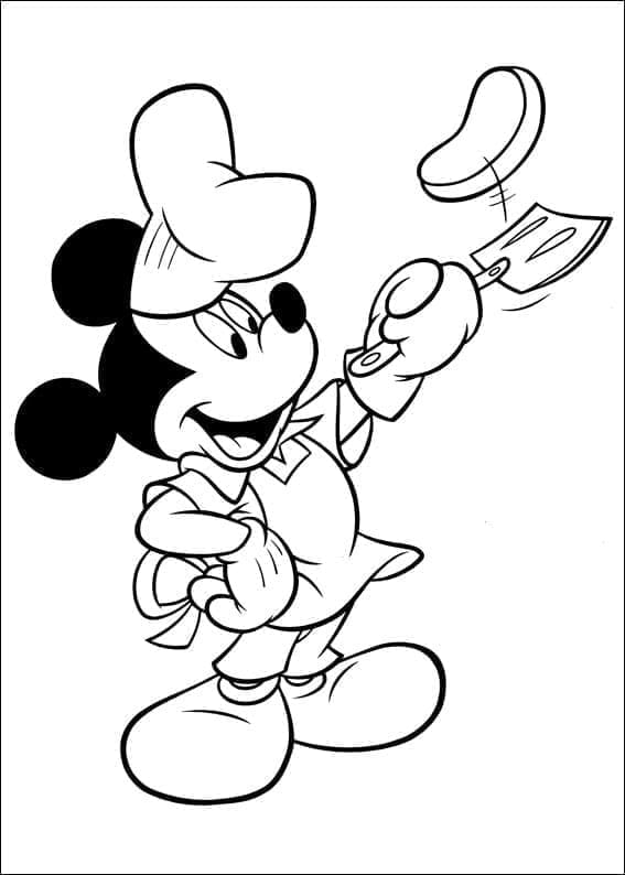 Kostenloze Mickey Mouse om te Printen