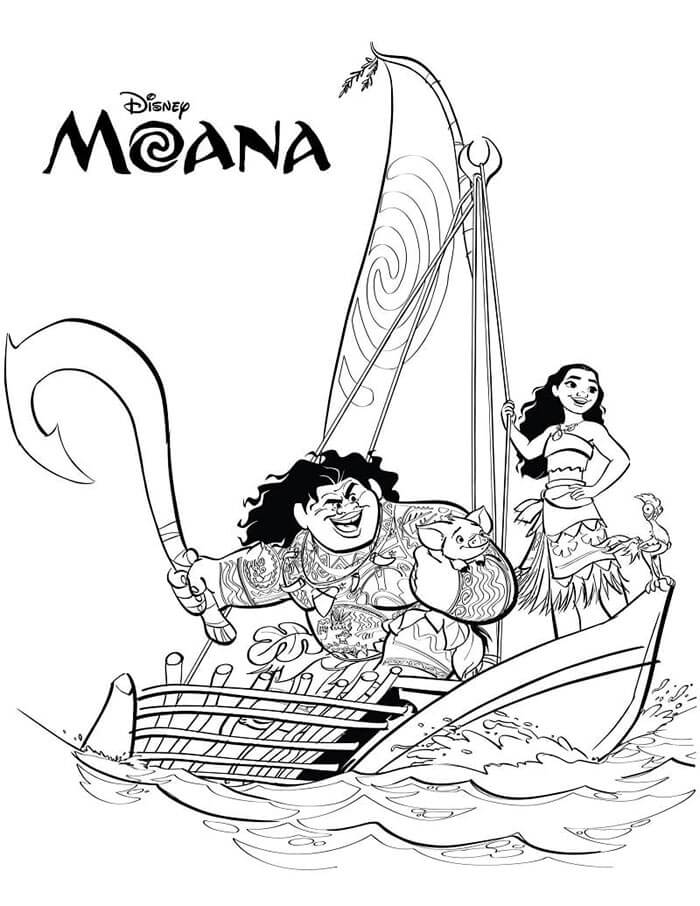 Kostenloze Vaiana om te Printen
