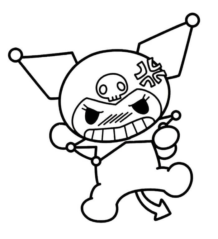 Kuromi om Uit te Printen