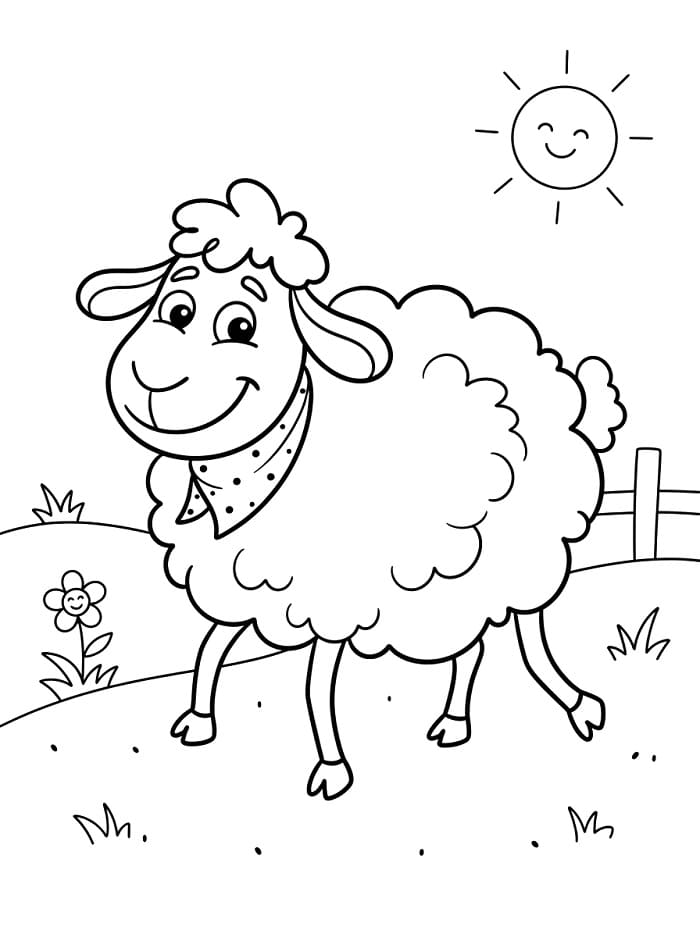 Lachend schaap