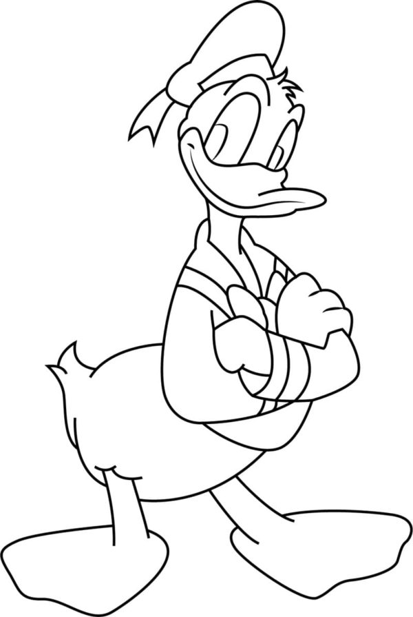 Lachende Donald Duck