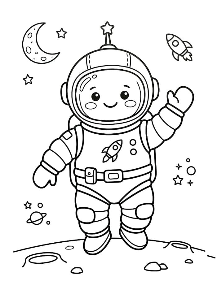 Leuke astronaut