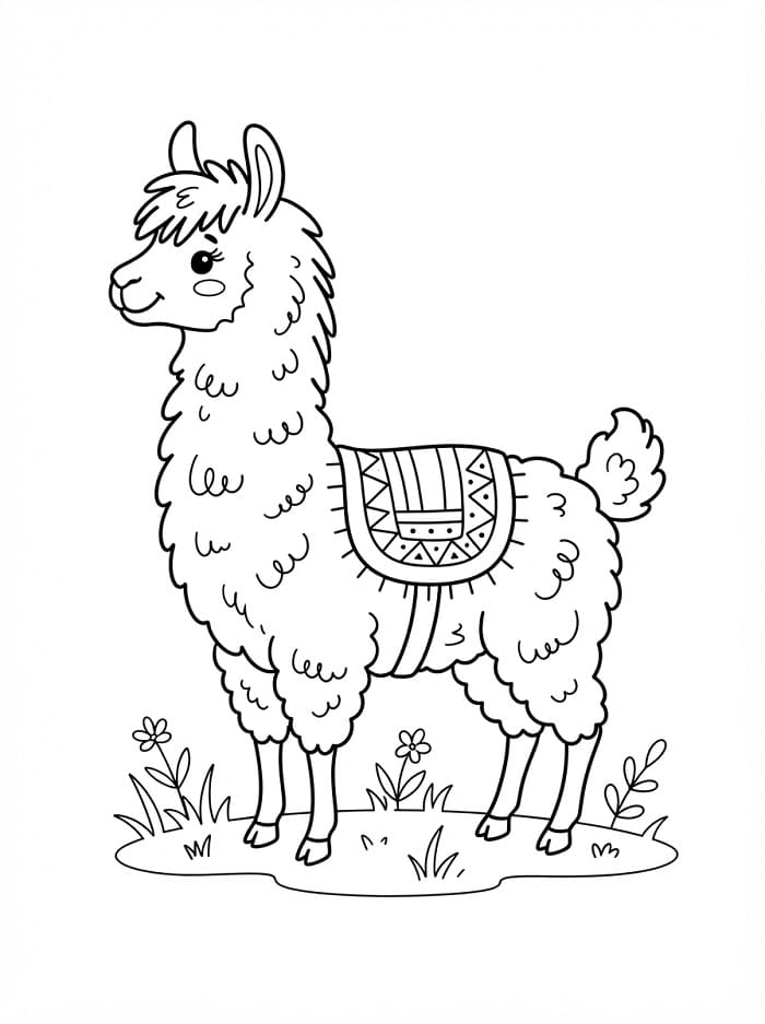 Liefdevolle lama